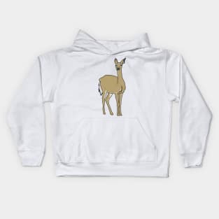 White Tailed Deer Kids Hoodie